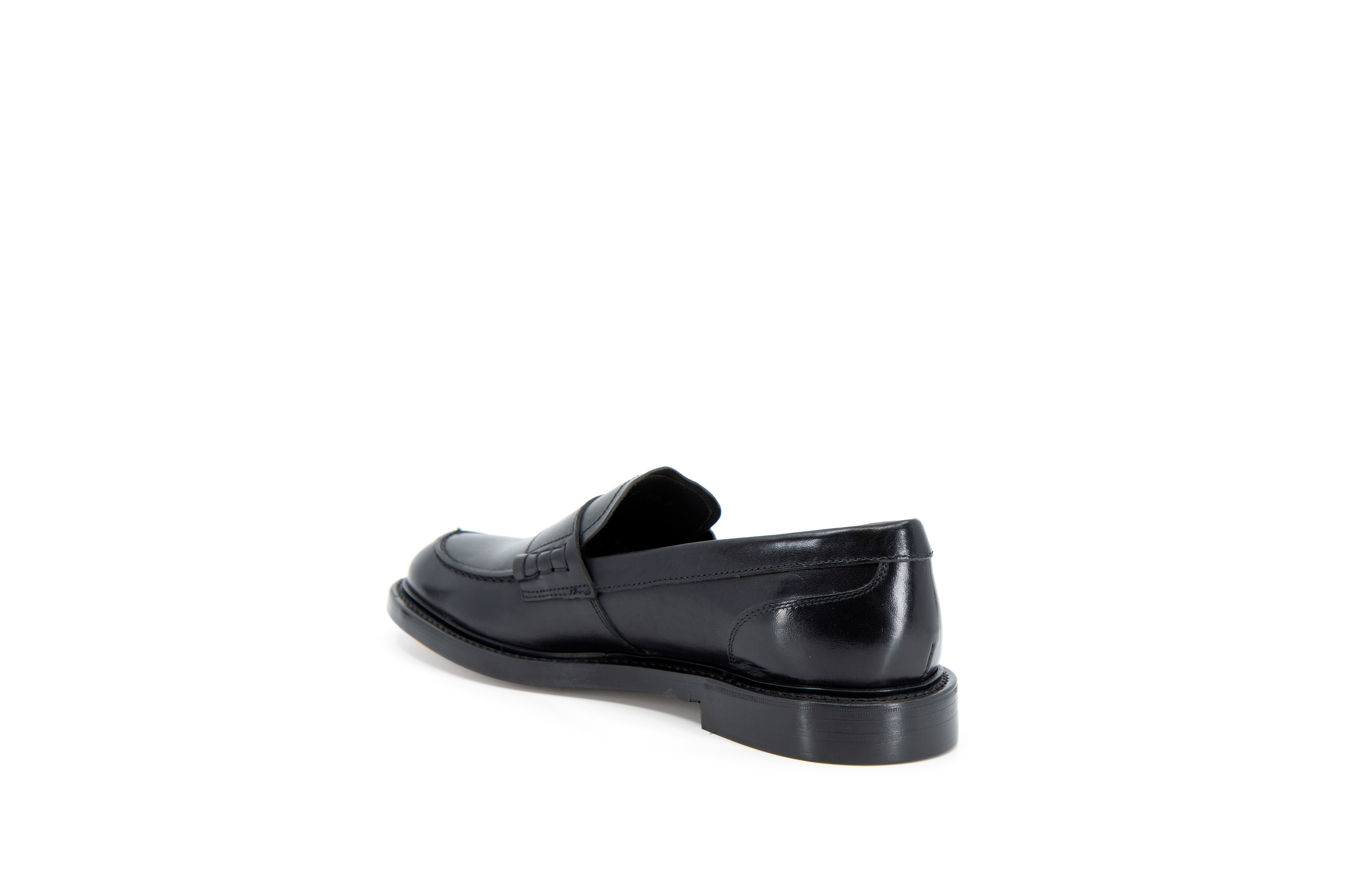 Jermyn Loafer Black Cordovan Leather Shoes