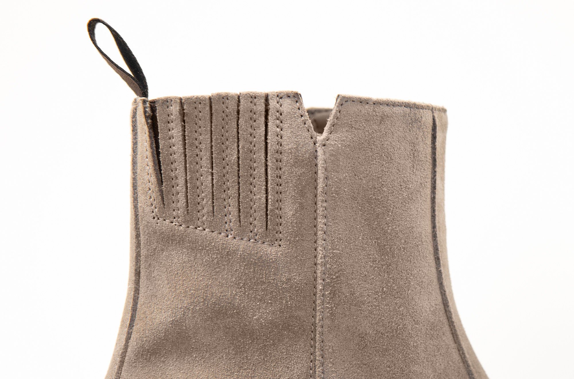 Axwell Sand Suede Leather Zipper Boots